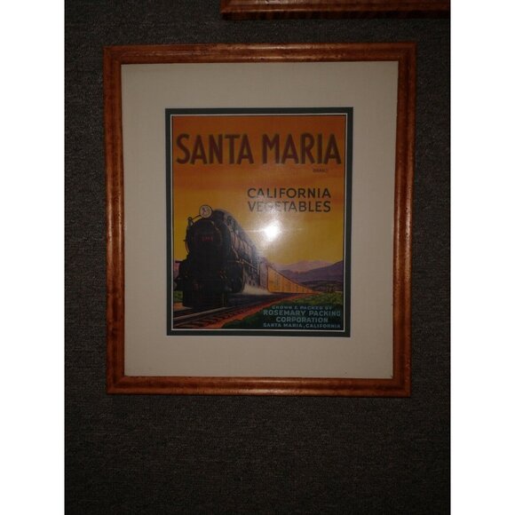 Birds Eye Maple Frames/w train pictures - Picture 6 of 9